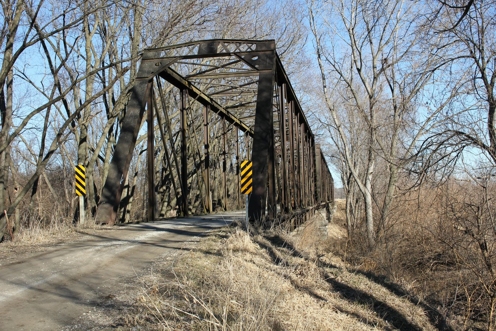Looking east